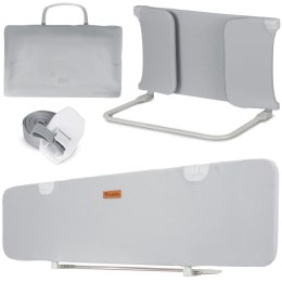 Barierka ochronna do łóżka 150 x 44 x 41 cm Nukido szara