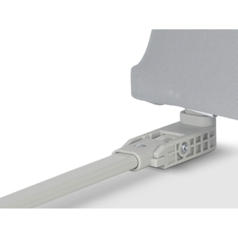 Barierka ochronna do łóżka 150 x 44 x 41 cm Nukido szara