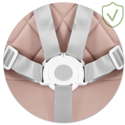 Krzesełko do karmienia Nukido Lilo różowe