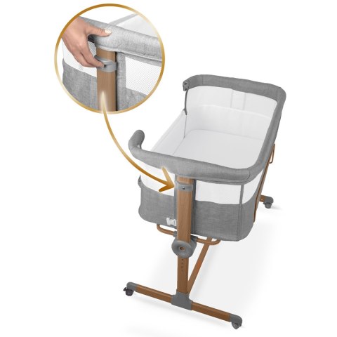 Łóżeczko dziecięce składane turystyczne dostawka Nukido NK-243