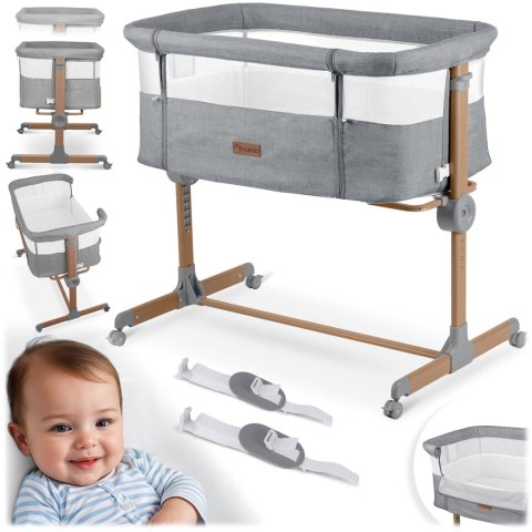 Łóżeczko dziecięce składane turystyczne dostawka Nukido NK-243