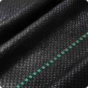 Agrotkanina ogrodowa 1,6 m x 100 m 90 g/m2 + 100 szpilek Plonos - czarna