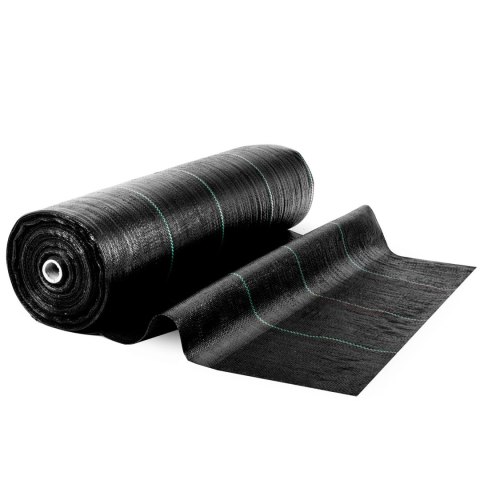 Agrotkanina ogrodowa 1,6 m x 50 m 90 g/m2 + 50 szpilek Plonos - czarna