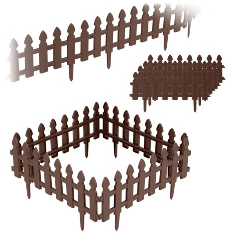 Obrzeże ogrodowe Plonos 240 cm PL-963 brązowe