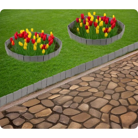 Obrzeże ogrodowe Plonos 250 cm PL-962 szare