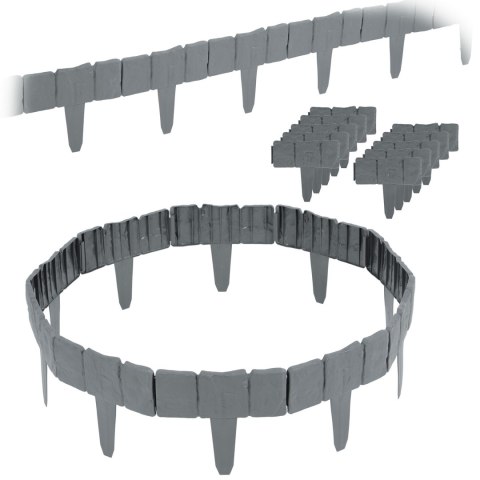 Obrzeże ogrodowe Plonos 250 cm PL-962 szare