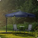 Parasol ogrodowy składany 8 segmentowy 350 cm z pokrowcem Plonos PL-881