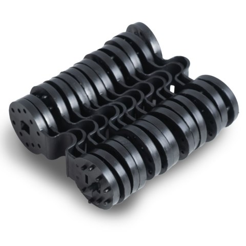 Siatka cieniująca 1,5x25m 140g/m2 + 50 zacisków szara