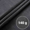 Siatka cieniująca 1,5x50m 140g/m2 + 50 zacisków szara