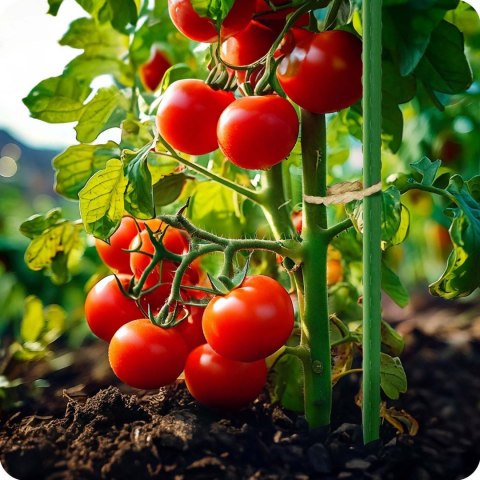 Tyczki do roślin 120 cm Plonos PL-940 zielone 10szt