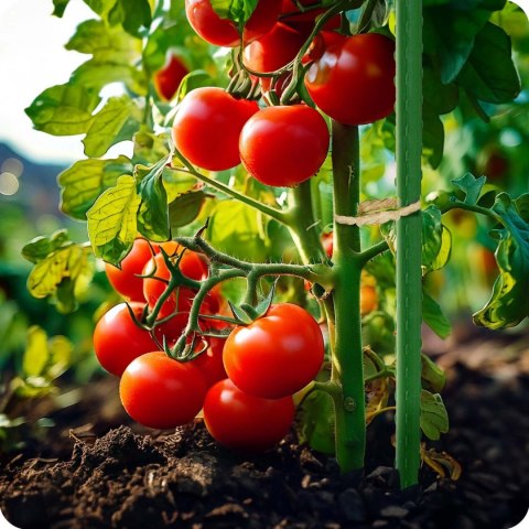 Tyczki do roślin 150 cm Plonos PL-940 zielone 10szt