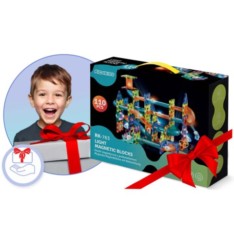 Klocki magnetyczne z podświetleniem RK-763 Ricokids