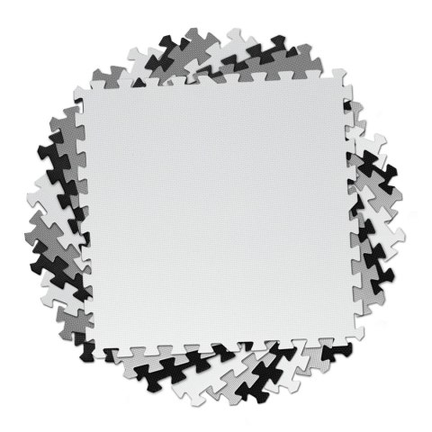 Duża mata piankowe puzzle szachownica Ricokids 180x180cm 9szt