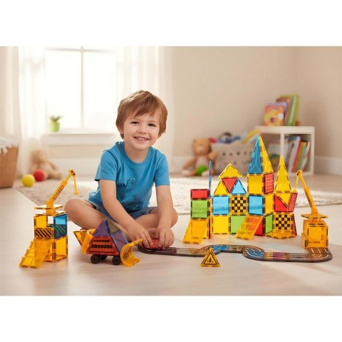 Klocki magnetyczne edukacyjne konstrukcyjne 90 szt RK-780 Ricokids