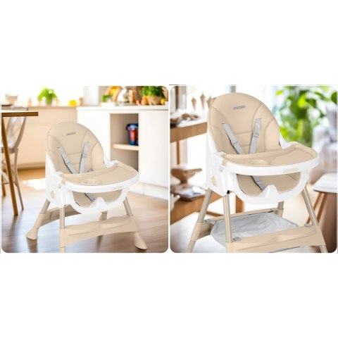 Krzesełko do karmienia Ricokids Mani beżowe