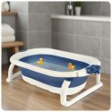 Wanienka składana dla dzieci, niemowląt z wkładką Ricokids RK-286 biało-niebieska