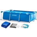 Basen ogrodowy stelażowy 260 x 160 x 65 cm 2w1 INTEX 28271