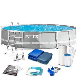 Basen ogrodowy stelażowy 457 x 107 cm 12w1 INTEX 26724