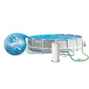 Basen ogrodowy stelażowy 457 x 107 cm 18w1 INTEX 26724