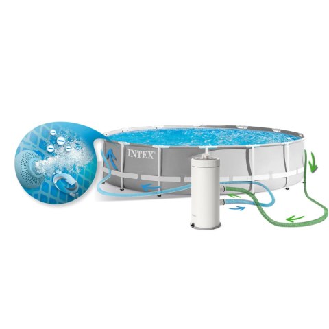 Basen ogrodowy stelażowy 457 x 107 cm 18w1 INTEX 26724