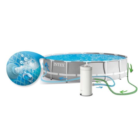 Basen ogrodowy stelażowy 427 x 107 cm 17w1 INTEX 26720