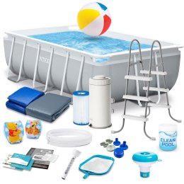 Basen ogrodowy stelażowy Prism Frame 300 x 175 x 80 cm 18w1 INTEX 26784