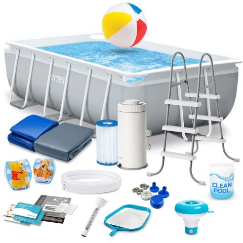 Basen ogrodowy stelażowy Prism Frame 300 x 175 x 80 cm 18w1 INTEX 26784