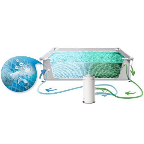 Basen ogrodowy stelażowy Prism Frame 300 x 175 x 80 cm 4w1 INTEX 26784