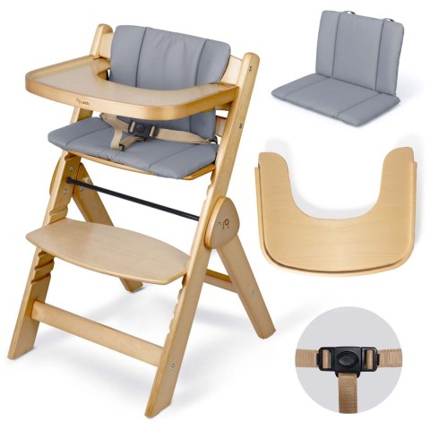 Drewniane krzesełko do karmienia Nukido Timo