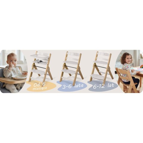 Drewniane krzesełko do karmienia Nukido Timo