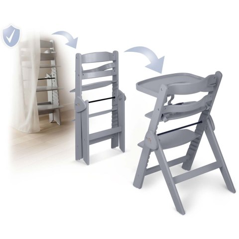 Drewniane krzesełko do karmienia Nukido Timo