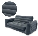 Sofa materac welurowy 2w1 + pompka INTEX 66552-66640
