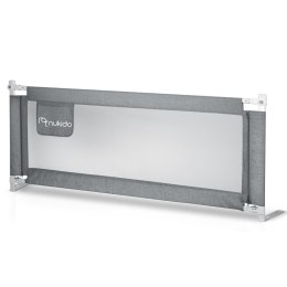 Barierka ochronna do łóżka zabezpieczająca bramka blokada 160 cm Nukido NK-227 szara