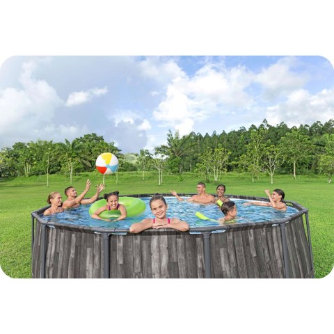 Basen ogrodowy stelażowy 427 x 107 cm 11w1 Bestway 5614Z