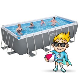 Basen stelażowy ogrodowy 488 x 244 x 122 cm 12w1 Bestway 56670