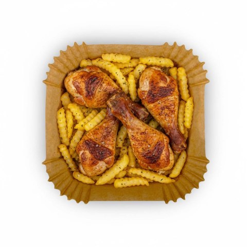 Papier do pieczenia wkładki do frytkownicy 16 cm Berdsen - 100 szt