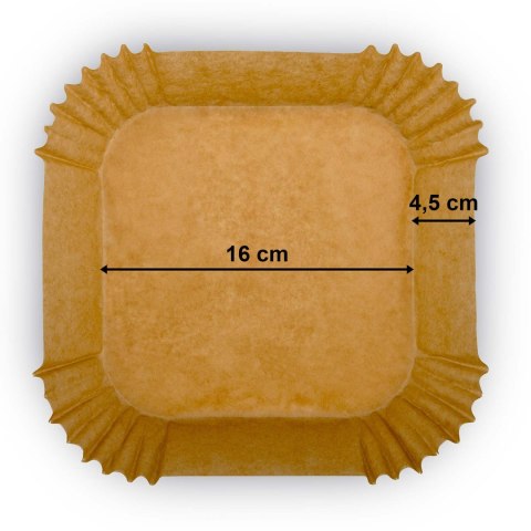 Papier do pieczenia wkładki do frytkownicy 16 cm Berdsen - 100 szt