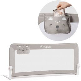 Barierka ochronna do łóżka 150 x 66 x 35 cm Nukido szara