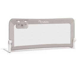 Barierka ochronna do łóżka 150 x 66 x 35 cm Nukido szara