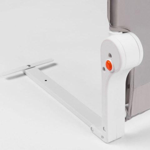 Barierka ochronna do łóżka 150 x 66 x 35 cm Nukido szara