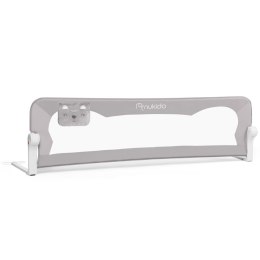 Barierka ochronna do łóżka 180 x 42 x 35 cm Nukido szara