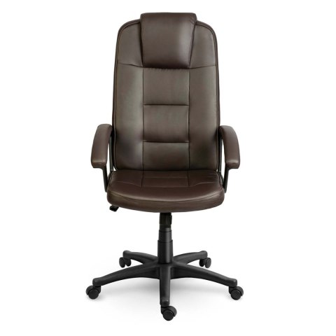 Fotel biurowy obrotowy Sofotel ciemny brąz