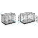 Metalowa klatka kennelowa dla psa + legowisko 75 x 45 x 54 cm PH-200