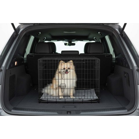 Metalowa klatka kennelowa dla psa + legowisko 75 x 45 x 54 cm PH-200