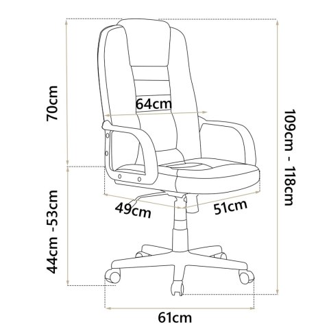 Fotel biurowy obrotowy Sofotel czarno-brązowe