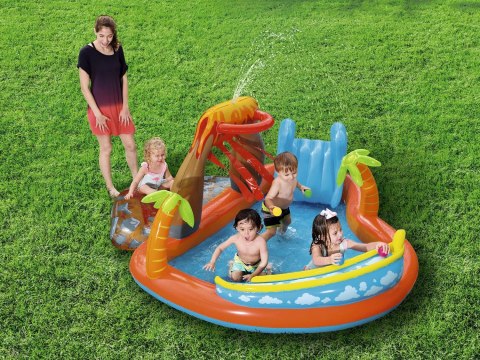Plac zabaw dmuchany Lava Lagoon 265 x 265 x 104 cm Bestway 53069 Plac zabaw dmuchany Lava Lagoon 265 x 265 x 104 cm Bestway 53069