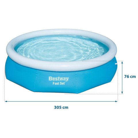 Basen ogrodowy rozporowy 305 x 76 cm Bestway 57266 Basen ogrodowy rozporowy 305 x 76 cm Bestway 57266