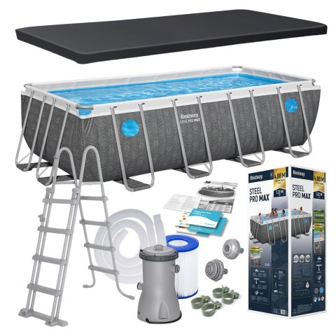 Basen ogrodowy stelażowy 488 x 244 x 122 cm 10w1 Bestway 561MB Basen ogrodowy stelażowy 488 x 244 x 122 cm 10w1 Bestway 561MB