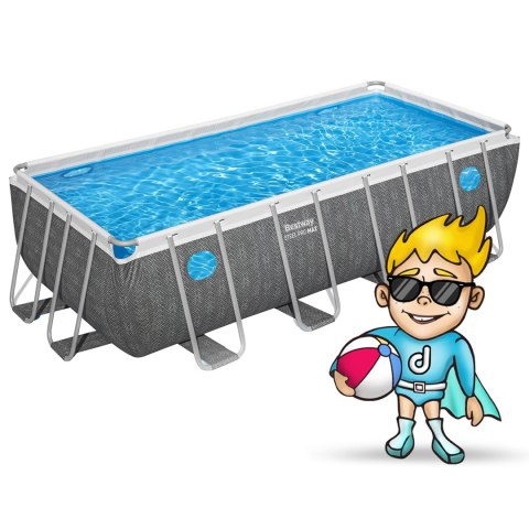 Basen ogrodowy stelażowy 488 x 244 x 122 cm 10w1 Bestway 561MB Basen ogrodowy stelażowy 488 x 244 x 122 cm 10w1 Bestway 561MB
