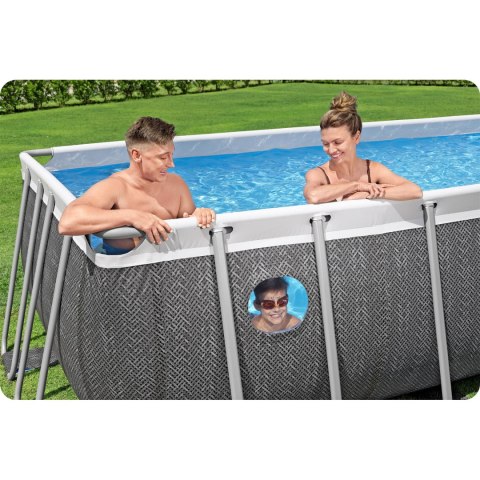 Basen ogrodowy stelażowy 488 x 244 x 122 cm 10w1 Bestway 561MB Basen ogrodowy stelażowy 488 x 244 x 122 cm 10w1 Bestway 561MB